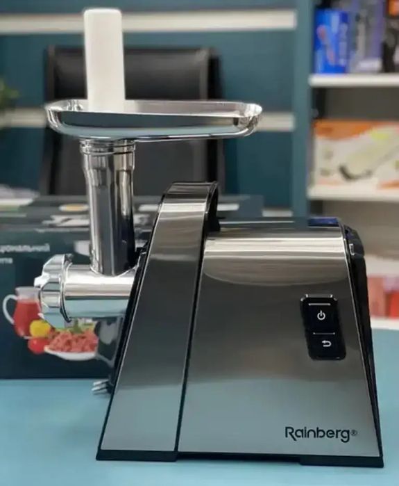 М'ясорубка + соковижималка Rainberg RB-2271 /3800Вт 3 терки овощерезка