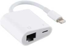 Adapter Przejściówka Kabel Lightning Ethernet Rj45 LAN iPhone iPad