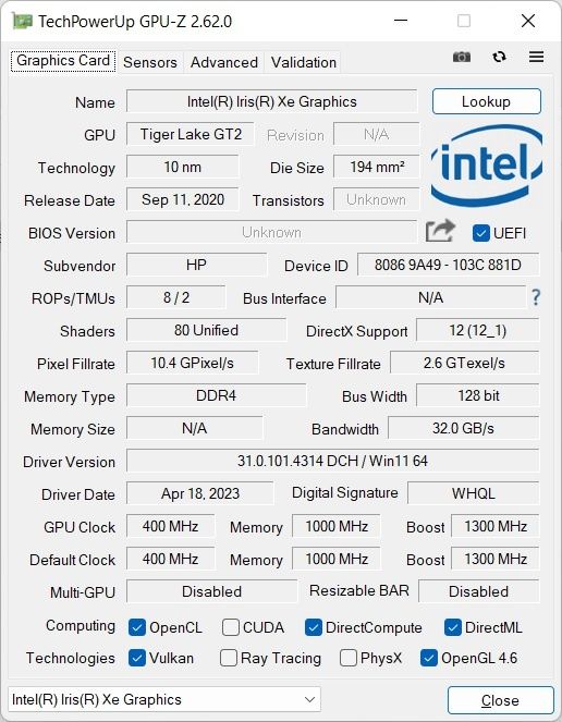 Ноутбук 15.6" HP 250 G8 i5-1135G7 RAM8GB SSD256