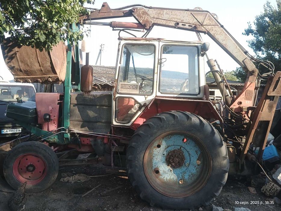 ЮМЗ з грейферною установкою!