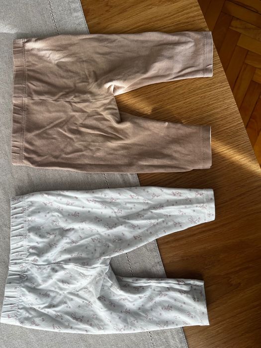 Legginsy spodnie niemowlęce 74 zestaw Reserved jak newbie