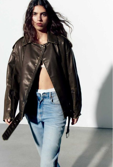 Женская куртка косуха zara