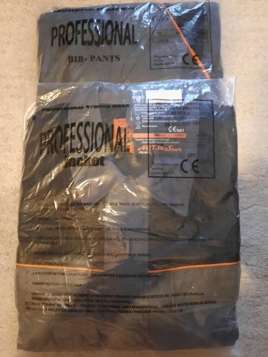 Ubranie Robocze Professional Bluza+Ogrodniczki 58