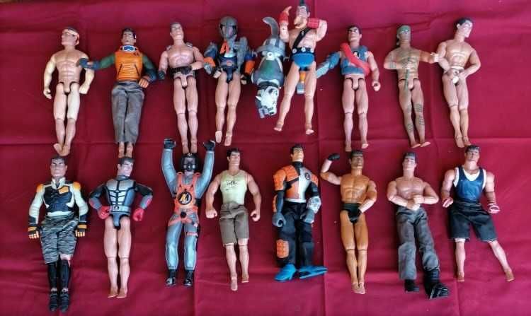 Bonecos da coleção Action Men, 17 unidades