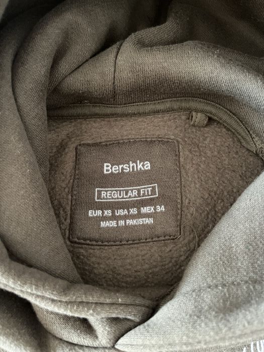 Sweatshirt verde seco estampada | Bershka (XS)