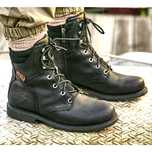Buty Motocyklowe Harley Davidson Skóra Naturalna Czarne sznurowane 43