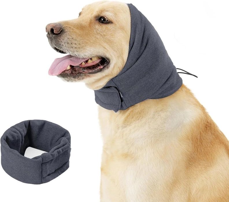 Nauszniki przeciwhałasowe dla psa na Sylwestra, zimowe, rozmiar S