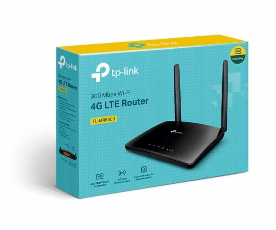 Bezprzewodowy router RUTER 4G LTE TP-LINK model TL-MR 6400 ver 5.0