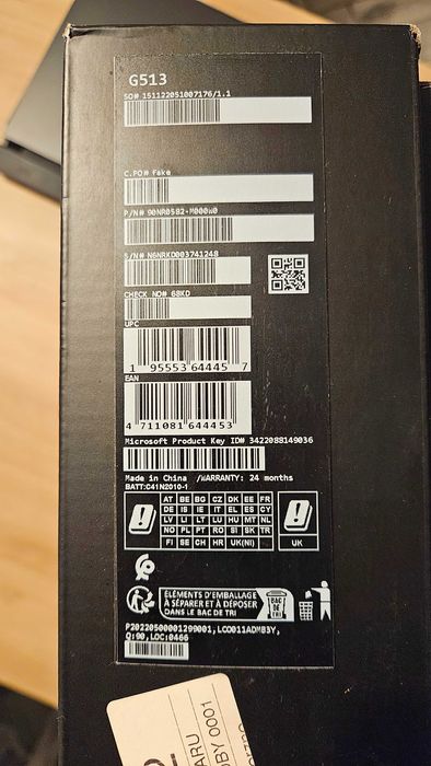 ASUS ROG G15 Ryzen 7-4800H | 15,6''| 16GB | 512GB | W11 | RTX3050Ti