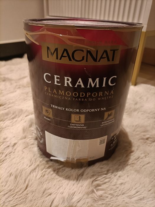 Nowa farba Magnat - Perłowy Dolomit, farba ceramiczna 5l