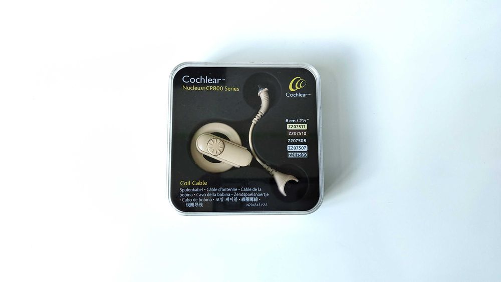 Cewka i kabel do procesora dźwięku Cochlear Nucleus 5 (seria CP800)