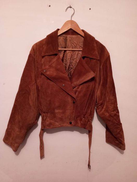 Casaco de Pele Vintage Tamanho M