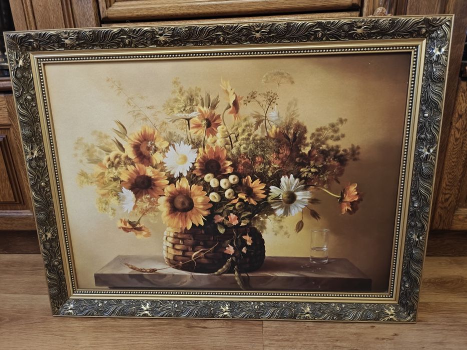 Obraz kwiaty słoneczniki 60x80