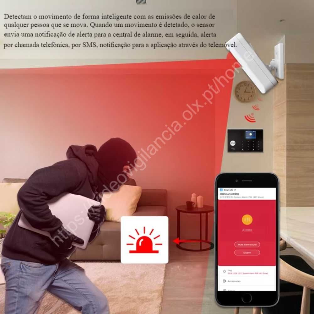 Sensor de Movimento PIR ‼️ 433MHz ‼️ Sem Fios ‼️ WiFi ‼️ Tuya