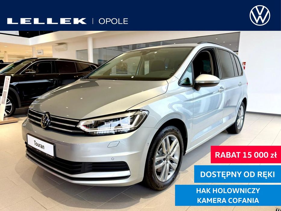 Volkswagen Touran | Hak | Kamera cofania | App Connect | Gniazdo 230V | od ,,ręki''