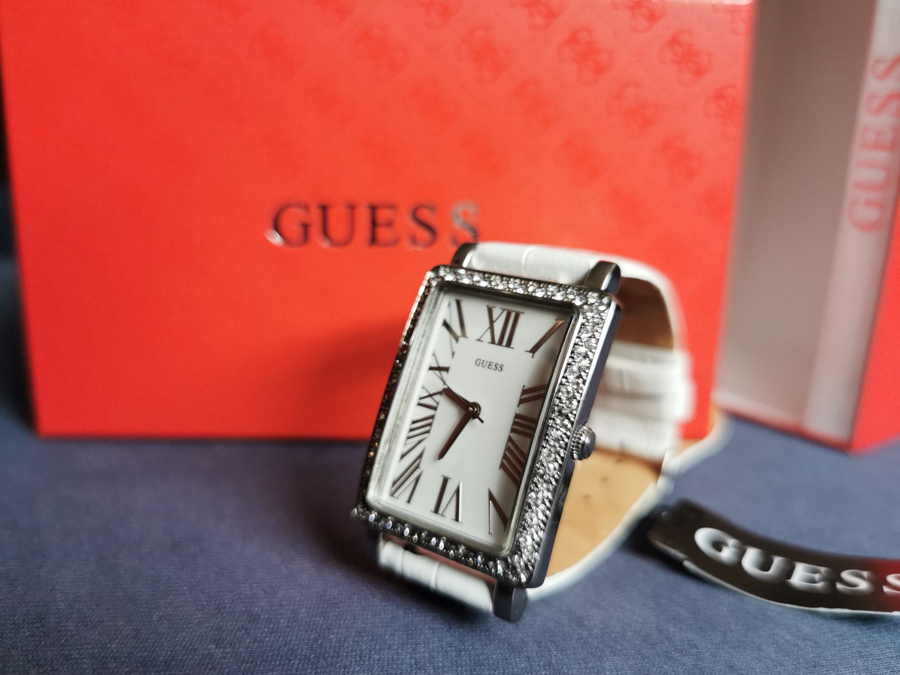 Zegarek damski Guess 4 kolorowe paski