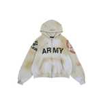 project g/r army zip hoodie