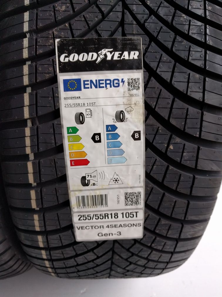 255/55R18 105T Goodyear Vector 4Seasons GEN-3 NOWE Całoroczne