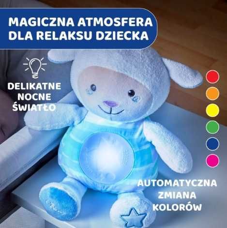 Chicco Owieczka z projektorem Lampka First Dreams Niebieski CHI074372