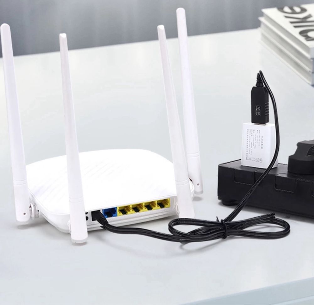 Кабель для роутера. Безперебійна робота роутера від powerbank 9v-12v