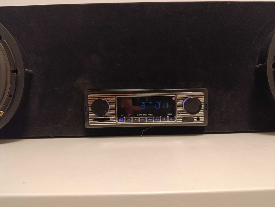Skrzynia DIY, 4x50W radio BT+USB+jack+antena FM