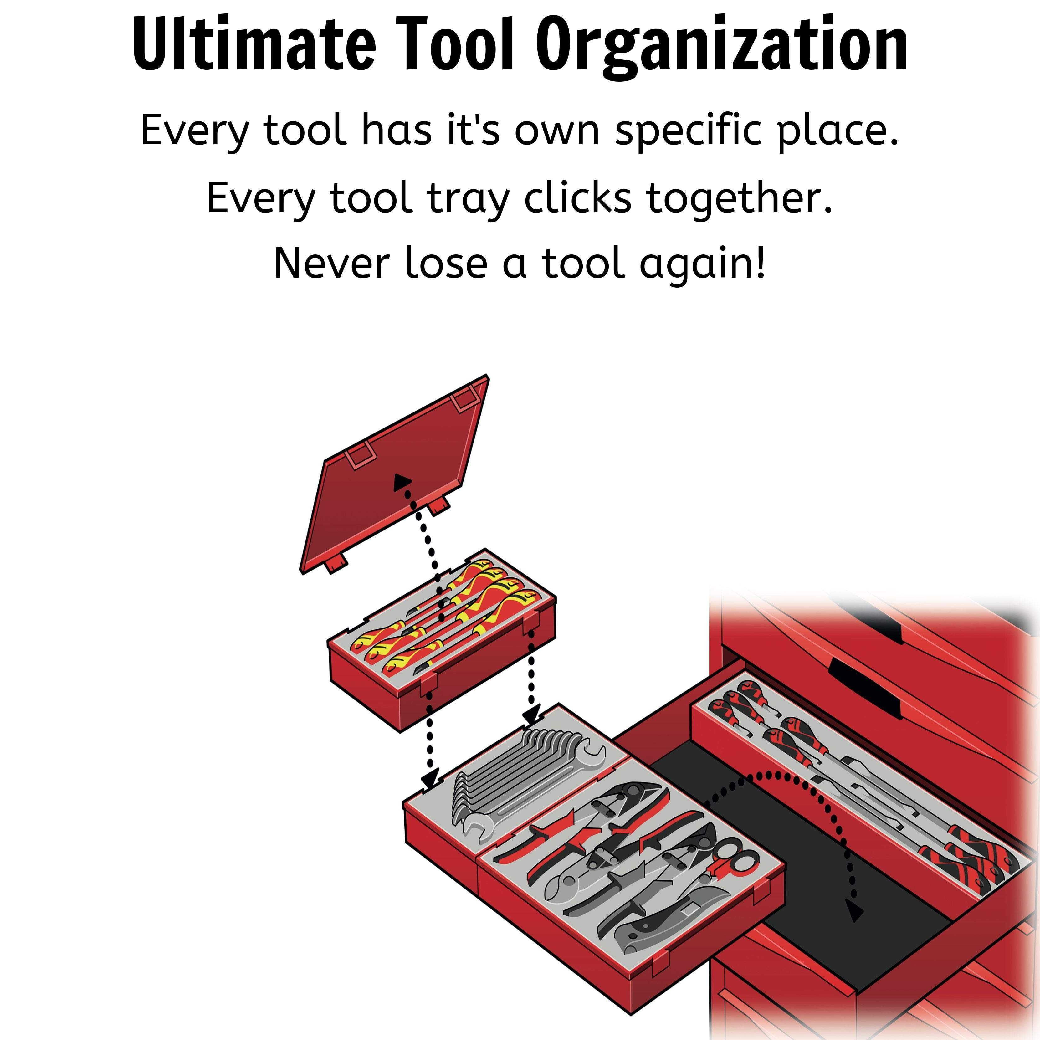 Carro TengTools MEGA MASTER 1001 Ferramentas