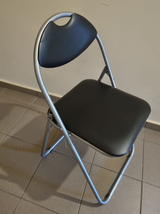 Krzeslo składane rurowe nowe