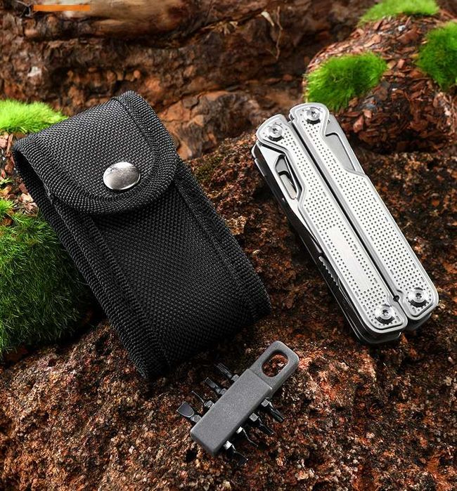 Мультитул 25-в-1 із нержавіючої сталі нейлоновим чохлом набіром біт