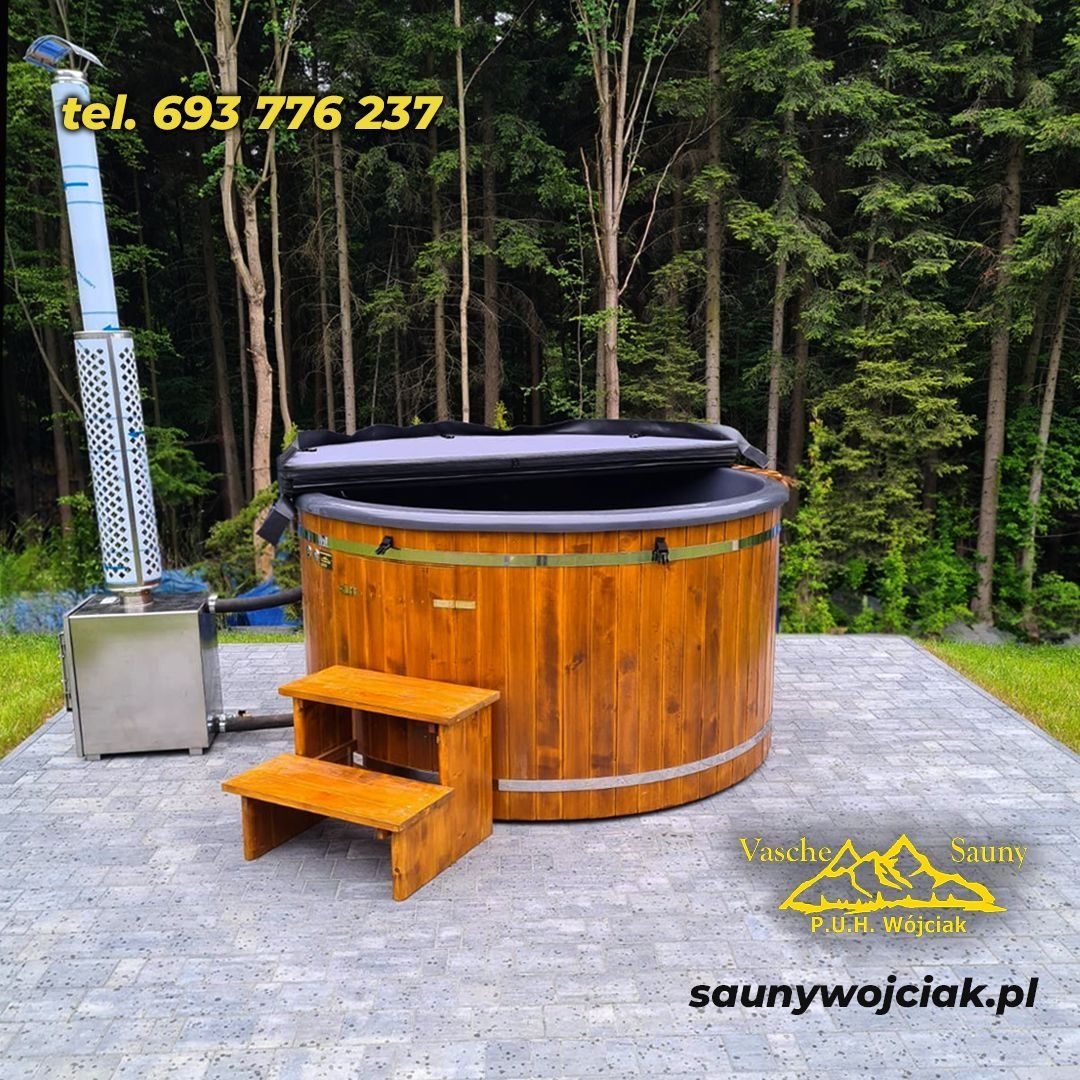 Jacuzzi Ogrodowe Balia Ogrodowa Gorąca Beczka Hot Tub Ruska Bania Jacc