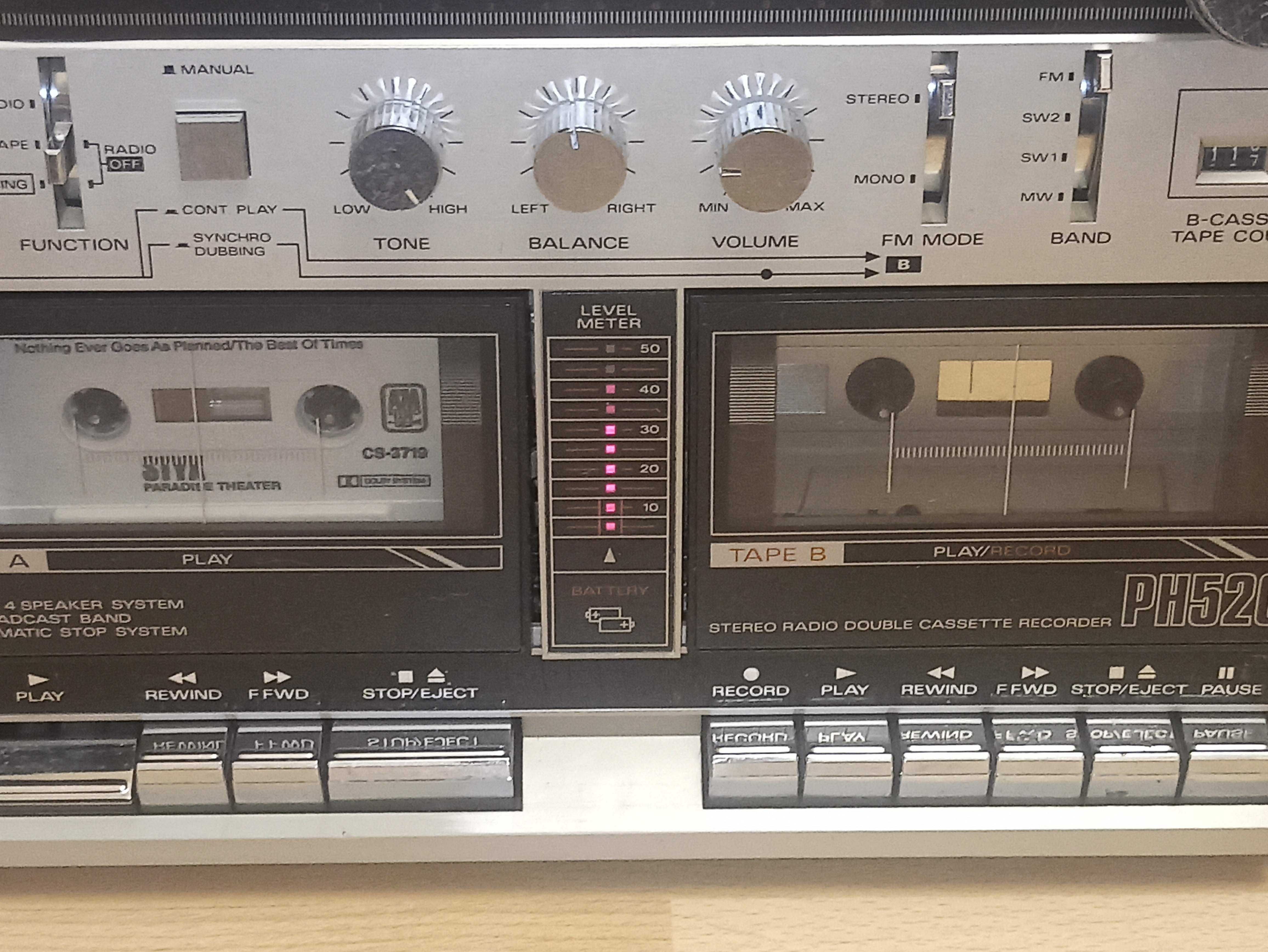 Вінтажна магнітола FISHER PH-520K 1984 р.в. абсолютно робоча