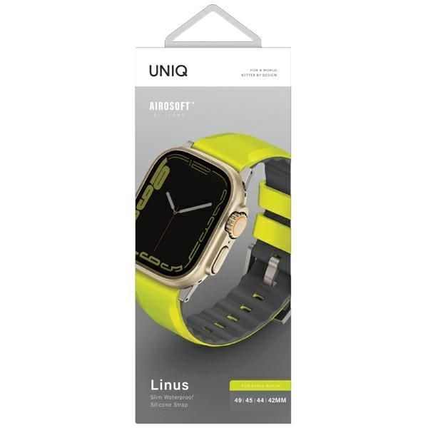 Pasek Silikonowy do Apple Watch Serii 1-9/Se2/Ultra - Limonkowy