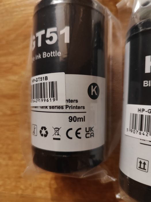 Чорнило GT 51, GT 52 для принтера HP, чорнило GL490 для саnon