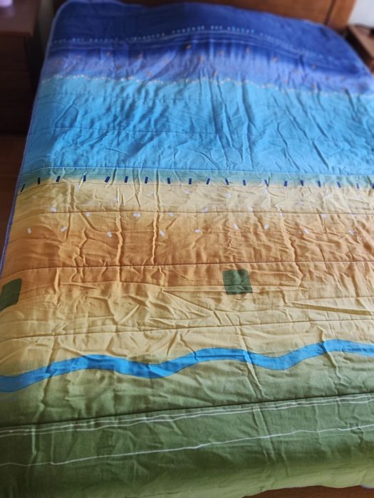 Edredon quente cama solteiro