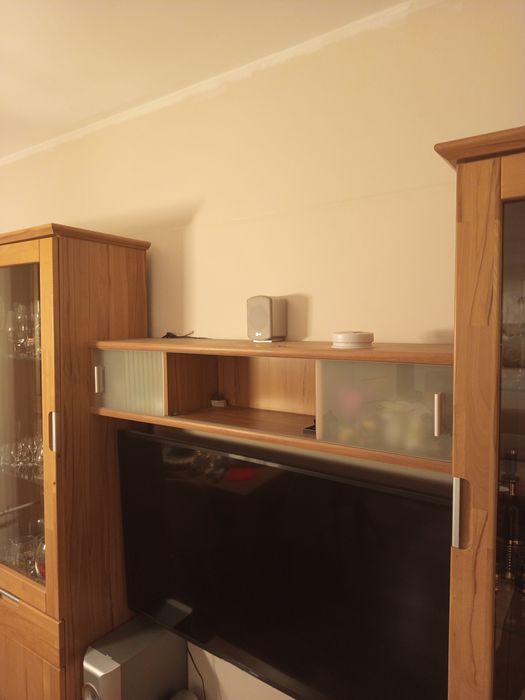 Zestaw mebli do salonu pokoju,  witryny fronty z drewna