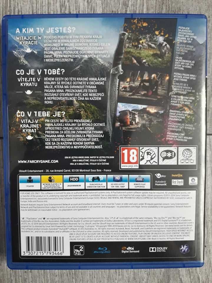 Gra Far Cry 4 Polska Wersja PS4/PS5 Playstation