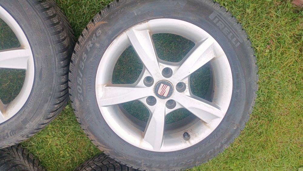 Koła zimowe felgi 16 5x112 et43 Audi Seat VW 205/55/16 okazja