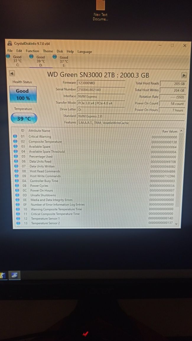 2TB NVME M2 5000mb