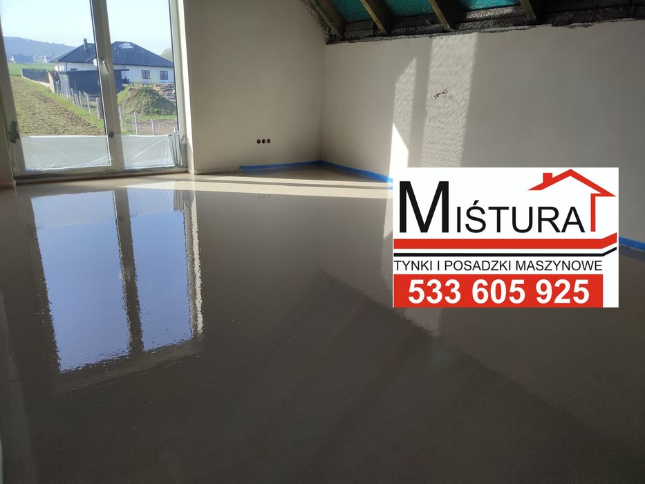 Wylewka anhydrytowa, płynny styropian, pianobeton, styrobeton,