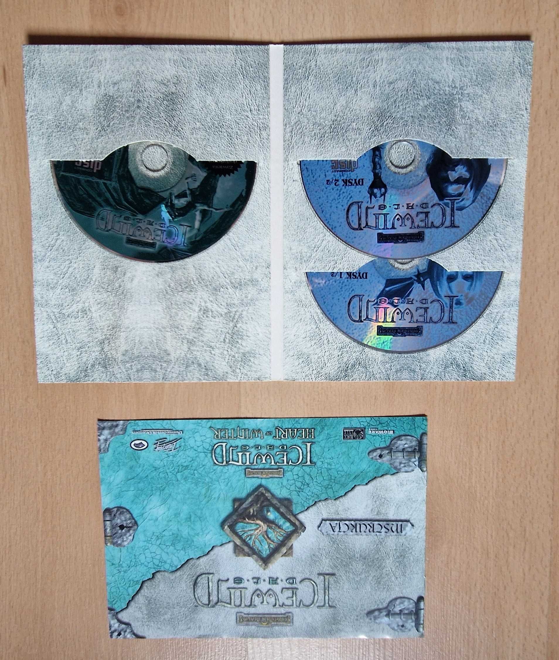 Icewind Dale: Heart of Winter PC – komplet gry + instrukcja + 3 CD