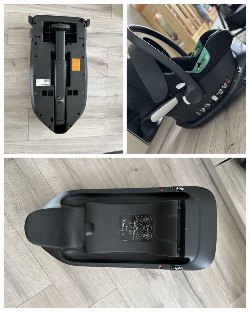Wózek Cybex eos basic + fotelik aton b2 i-size + baza samochodowa