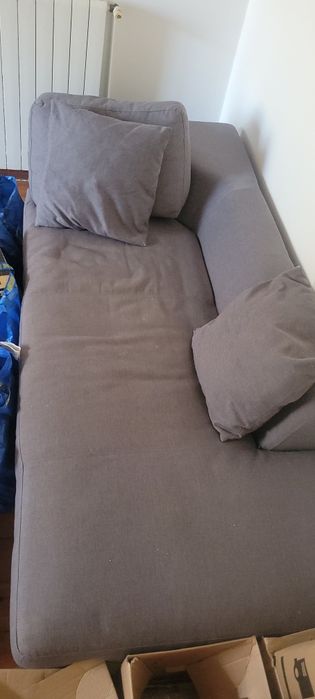 Sofá cinzento de qualidade superior — 2,20m