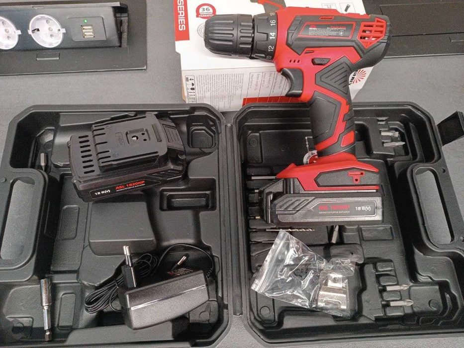 Шуруповерт акумуляторний Vitals AU 18/2KP AU 18/2KP