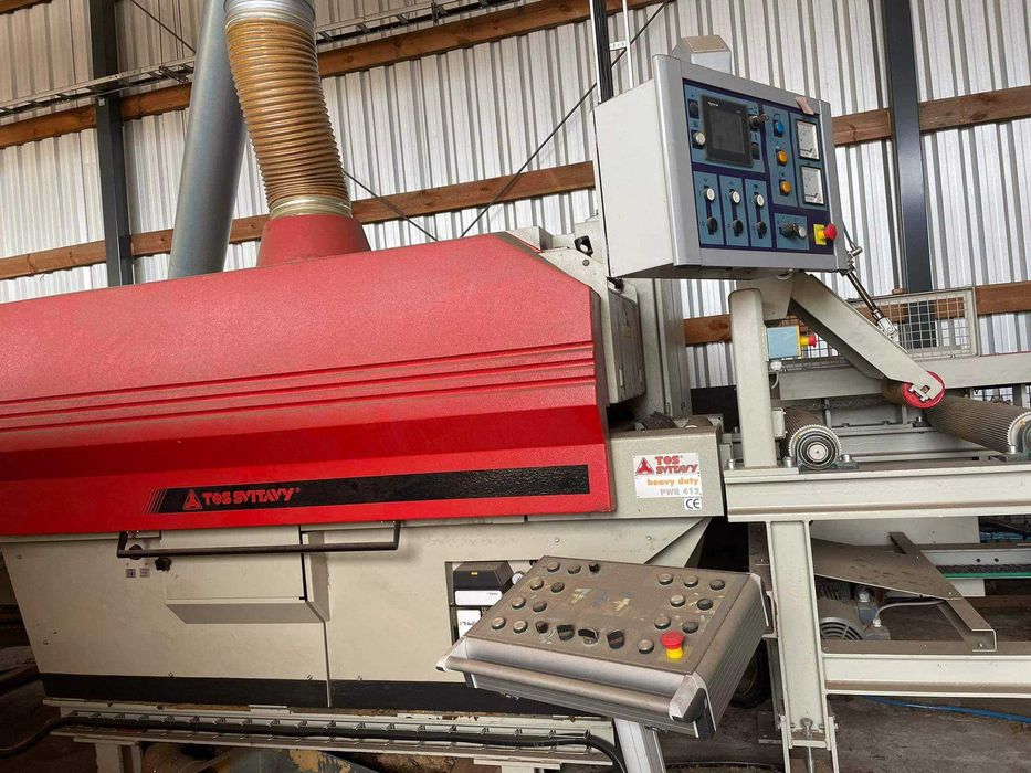 WIELOPIŁA DWUWAŁOWA pilarka Tos Svitavy  PWR412 z kompletną linią.