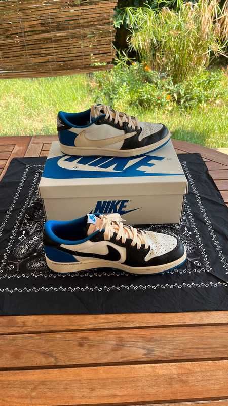 Jordan 1 Retro Low OG SP Fragment x Travis Scott R.43