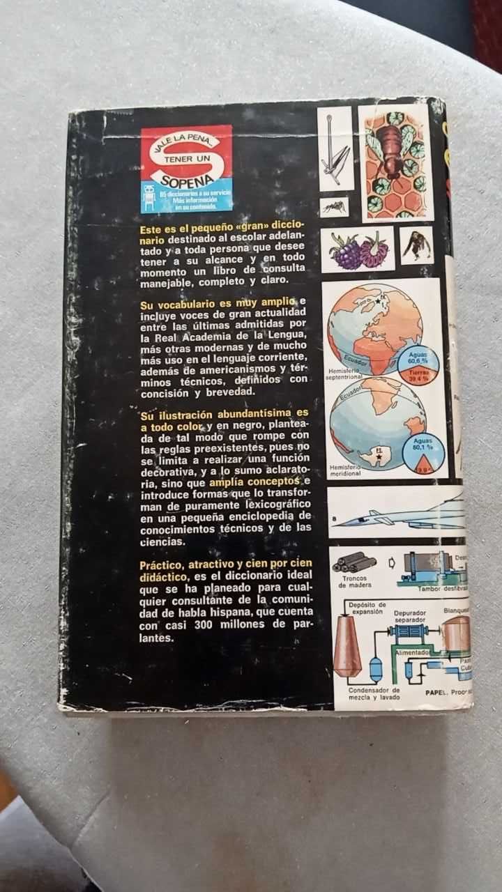Diccionario Escolar Sopena Color 1977