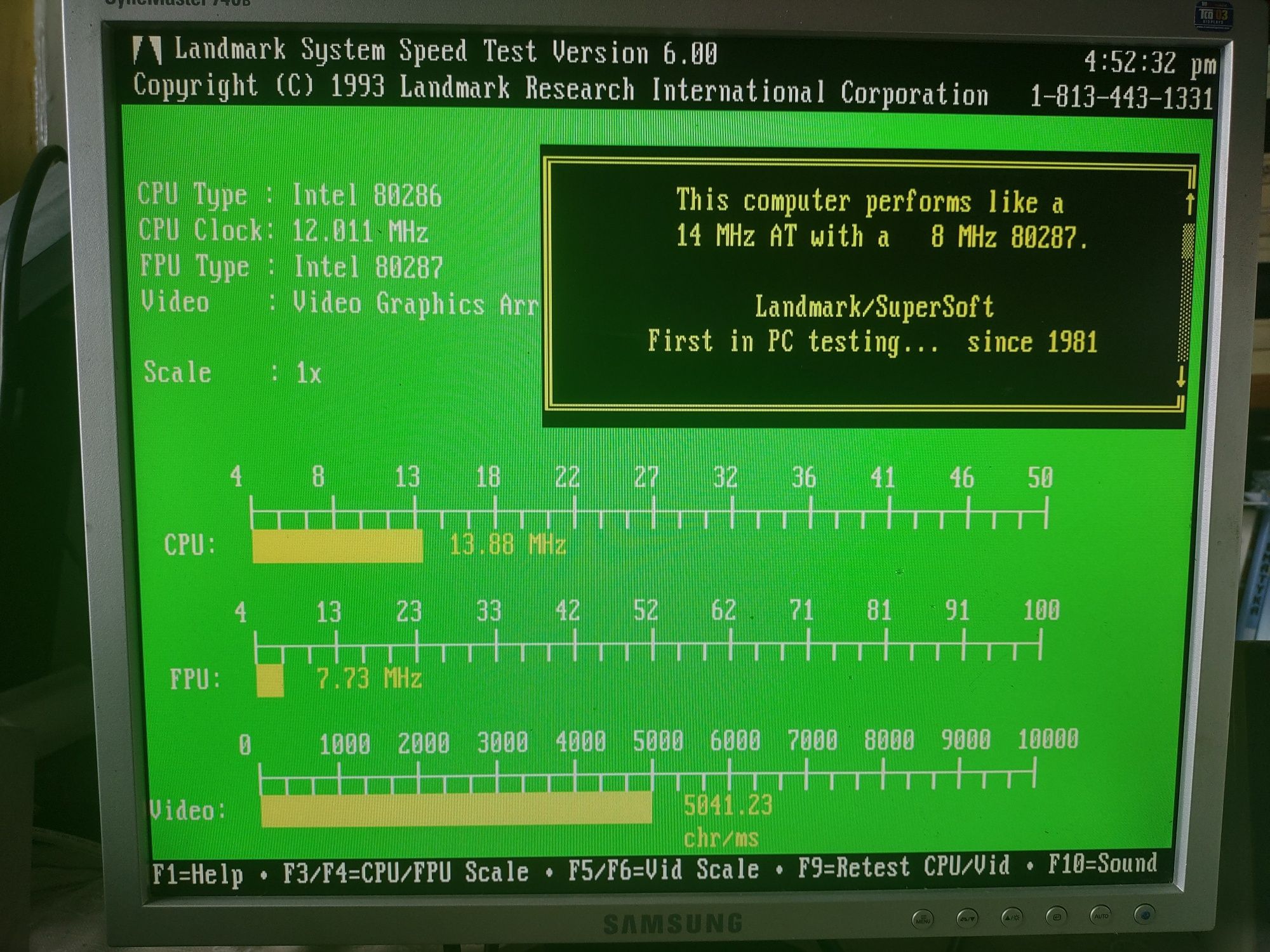 Koprocesor 287 intel do komputera 286, sprawny retro coprocessor