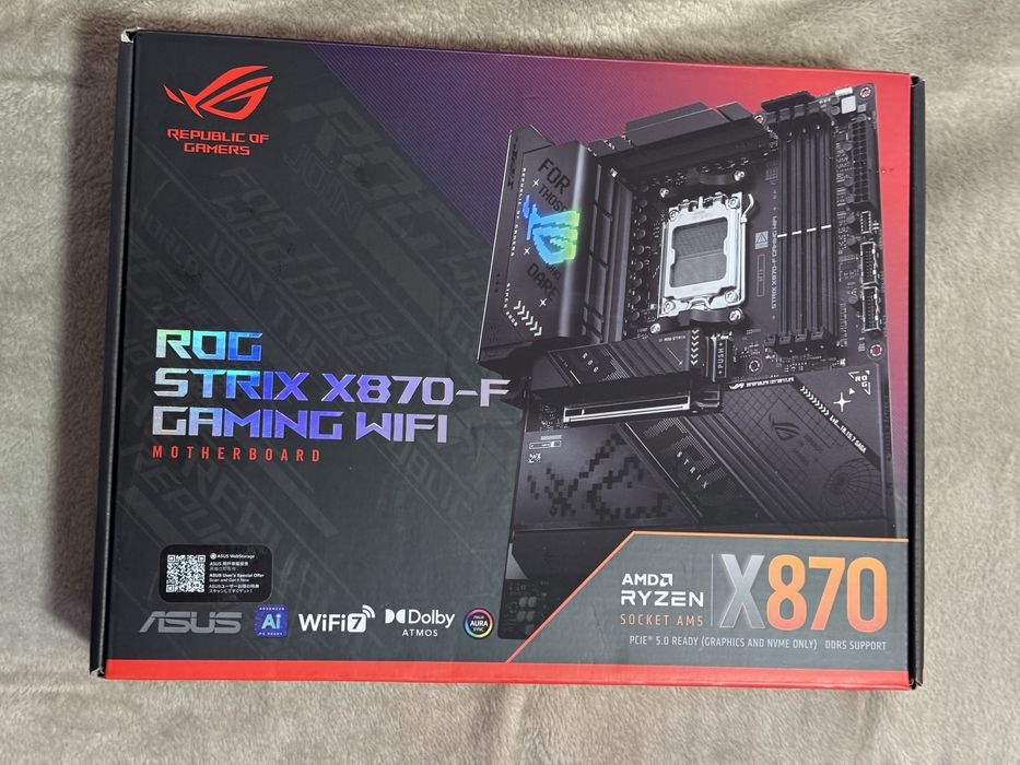 Płyta główna ASUS ROG STRIX X870-F gaming wifi