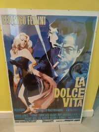 Plakat filmowy La Dolce Vita Fellini antyrama plexi 61x91.5cm WAWA