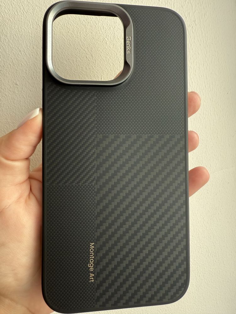 Чехол Benks Montage Armor Pro Kevlar черный Iphone 16 Pro max