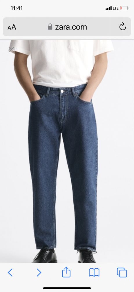 ДЖинси мужские Zara